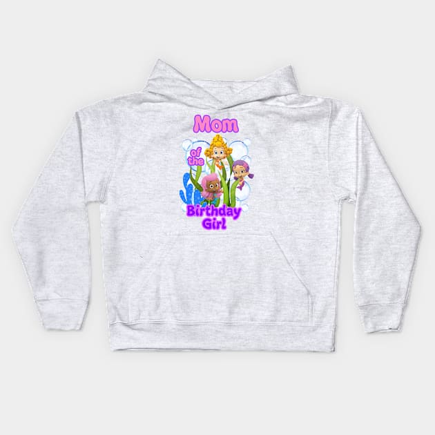 Mommy - Bubble Guppies Kids Hoodie by SusieTeeCreations